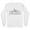 White, variant on Skyline Chicago Illinois Long Sleeve Shirt Unisex Large White