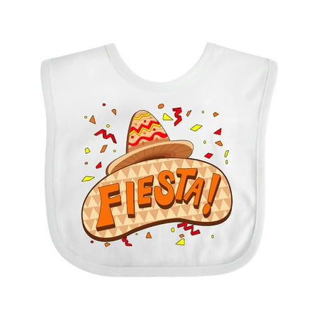 

Inktastic Fiesta! sombrero party for Cinco de Mayo Gift Baby Boy or Baby Girl Bib