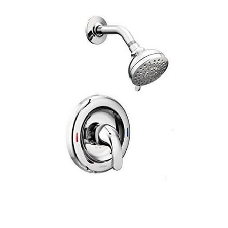 Moen 82604 Chrome Adler Posi-Temp® Fixed Shower Set