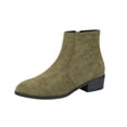 thumbnail image 2 of Willtoo Orthopedics Womens Ankle Boots Low Block Heel Chelsea Booties Side Zipper Round Toe Fall Winter Casual Short Boots, 2 of 5