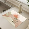 thumbnail image 4 of BAOPAI Tapis d'Égouttage de Cuisine Super Absorbant et à Séchage Rapide avec Base en Caoutchouc Antidérapante Double Face pour Comptoirs, Éviers et Utilisation sur Bureau pour Garder Votre Vaisselle Sèche et Sécuritaire, 4 of 6