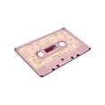 thumbnail image 2 of CADecor Vintage Retro Soft Pink Cassette Tape Indoor/Outdoor Doormat Decor Rug 30x18 inches, 2 of 2