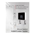 thumbnail image 4 of Instant Water Heater Wall Mounted Electric Water Heater Bathroom Kitchen LCD Temperature Display With Remote Control ,Compact Design, 4 of 4