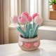 thumbnail image 5 of Kit Crochet en Macetas Flores Diy Lindas Plantas Herramienta para (Tulip), 5 of 9