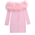 thumbnail image 3 of Vestido corto bandeau Vestido tubo de lentejuelas Vestido estético elegante para mujer Ygjytge Rosa T L para Mujer, 3 of 9