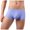 Sky Blue, variant on Mens Underwear Men's Underwear Fashion Trend Color Stripes Comfortable Low Waist Boxer Briefs