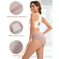 thumbnail image 3 of INNERSY Culottes pour Femmes en Coton, Taille Haute, Culottes Post-Partum, Lot de 5 (m, Assortiment Neutre), 3 of 6
