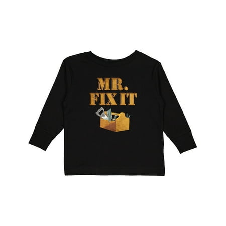 

Inktastic Mr. Fix-It 2 Gift Toddler Boy Girl Long Sleeve T-Shirt