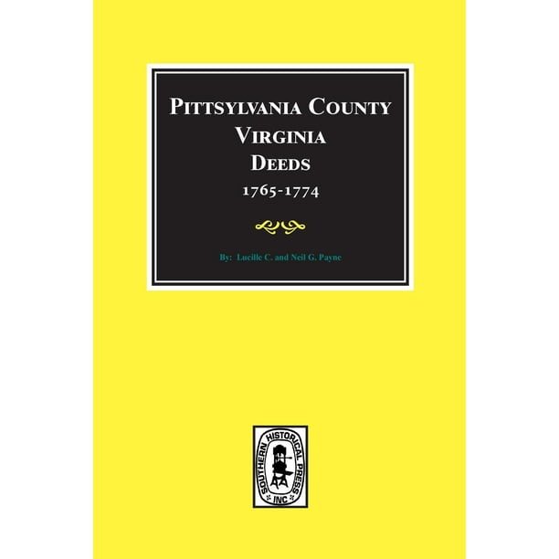 Pittsylvania County, Virginia Deeds 17651774