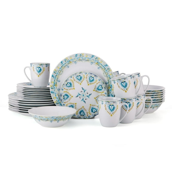 Fitz and Floyd Jodhpur Delight 32-Piece Porcelain Tableware Set (service for 8)