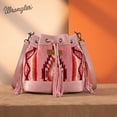 thumbnail image 6 of Wrangler Hobo Bags for Women Designer Bucket Purses Western Shoulder Handbags, Pink, 6 of 7