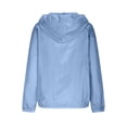thumbnail image 6 of Bovxnpu Women's Long Sleeve Sun Protection Shirts, Lightweight Womens Activewear Breathable Sunscreen Hoodie Workout Tops, Women's Casual Hooded Lightweight Outwear XXXXL, 6 of 8