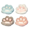 thumbnail image 1 of Coussin de Siège Réversible pour Fauteuil Doux et Chaud en Forme de Patte d'Ours, 1 of 7