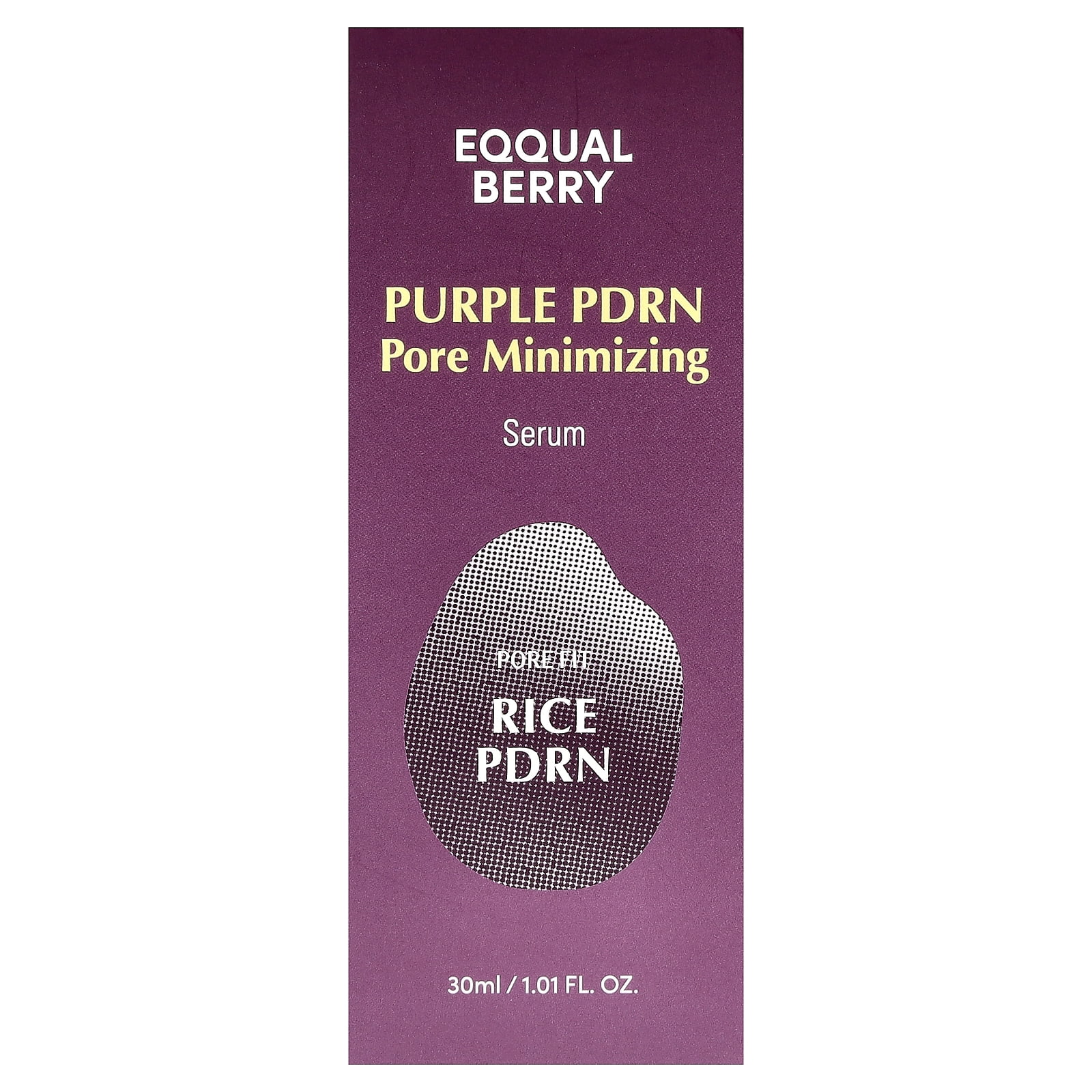 EQQUALBERRY Purple PDRN Pore Minimizing Serum , 1.01 fl oz (30 ml)