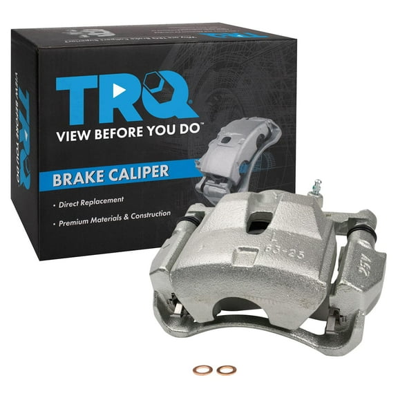TRQ Front Left Brake Caliper w/Bracket Drivers Side Compatible with 2006-2018 Toyota RAV4