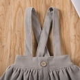thumbnail image 6 of Qiylii Baby Girl Solid Color Suspenders Short Skirt Party Festive Clothes, 6 of 8
