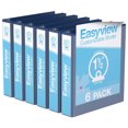 thumbnail image 1 of Davis Group, Easyview Premium, Round Ring, Customizable, View Binder, 6 Pack, 1.5", 1 of 3