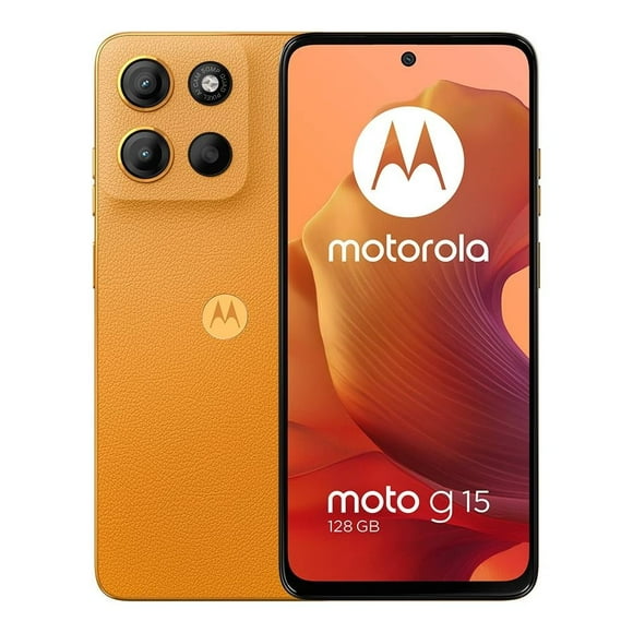 Smartphone Motorola Moto G15 128GB Naranja Desbloqueado