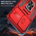 thumbnail image 4 of for Samsung A54 5G Case, Galaxy A54 5G Case with HD Screen Protector, Military-Grade Protective Shockproof Cover Case with Ring Holder and Stand for Samsung Galaxy A54 5G Red, 4 of 7