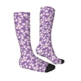 thumbnail image 4 of Lsque Daisies Flowers Printed Crew Socks Men's Women's LightWeight Thin Casual Calf Socks ,Knee High Socks,Cotton Socks, 4 of 9