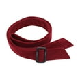 thumbnail image 3 of Cinturón de abrigo de lana para mujer, cinturón informal a la moda para chaqueta de calle Rojo oscuro, 3 of 9