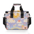 thumbnail image 7 of FORMRS Insulated Cooler Bag 24 Cans Capacity Soft Leakproof Lunch Box with Side Pockets, Purple Clouds, 7 of 7