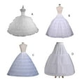 thumbnail image 3 of Crinoline Underskirt Petticoat Floor Length for Women Girls Hoop Skirt Plus Size, 3 of 19
