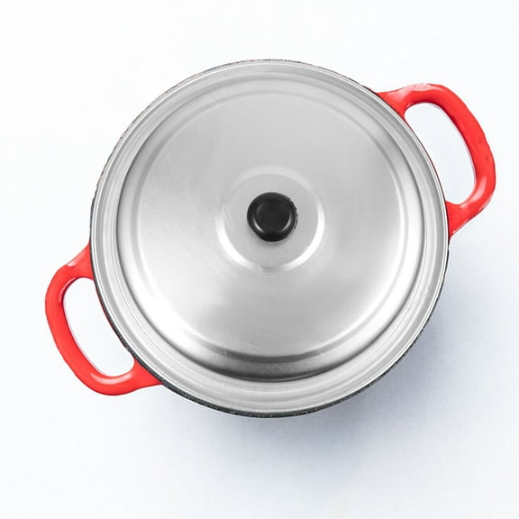 GETAJGHSD Large Pan Lid 1Set Aluminum Pot Cover for Cooking Home Use Silver Round