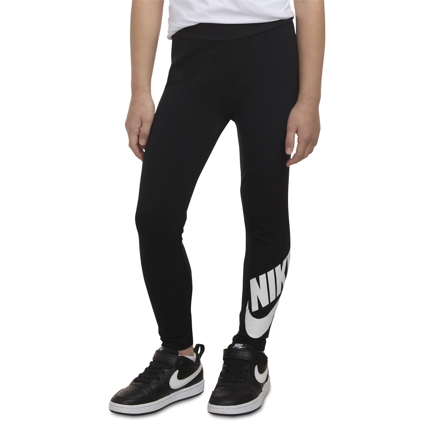 Nike Club Girls' High Rise Leggings Black