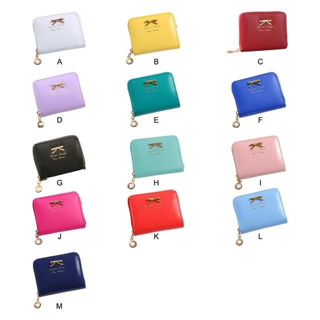 VONKY PU Small And Stylish Wallet Card Holder For Easy Access Convenient Carry Small Wallets Small Stylish white 1Set