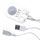 thumbnail image 1 of Interruptor de Sensor de Movimiento Infrarrojo PIR, con Alimentación USB de 5 V A 24 V CC, Detector de Movimiento Humano para Tira de Luz LED USB., 1 of 8