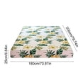 thumbnail image 4 of AYktou Colorful Floral Fitted Sheet, Full Size Cooling & Breathable Bed Sheets, Ultra Soft Microfiber Bedding Sheet Mattress Cover Comfortable Deep Pockets Fitted Sheets for Home, 71×79×10 Inch, 4 of 7