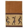 Avanti Kokopelli Hand Towel in Nutmeg