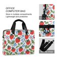 thumbnail image 4 of FORMRS 16" Laptop Bag Carrying Sleeve Case with Handle Travel Shoulder Briefcase, Vibrant Strawberries, 4 of 8