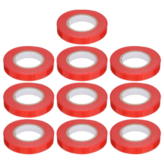 Baluue Red PVC Planting Tape Adjustable for Securing Vines, Tree Branches, and Garden Plants and Flexible