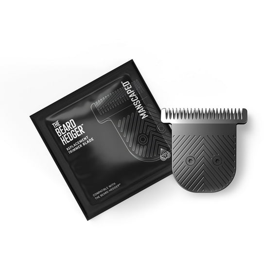 MANSCAPED® The Beard Hedger® Replacement SkinSafe® Trimmer Blade, Premium Stainless Steel T-Blade, 1 Count