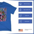 thumbnail image 4 of Tee Hunt Dean Russo Cute Love You Basset T-Shirt Colorful Dog Pet Men's Tee, Blue, Large, 4 of 5