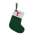 thumbnail image 1 of HEVIRGO Christmas Socks Eye-catching Letter Embroidered Hanging Knit Stocking for Festive Holiday Decorations, 1 of 11