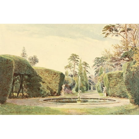 Some English Gardens 1904 Melbourne Canvas Art - George S Elgood (18 x