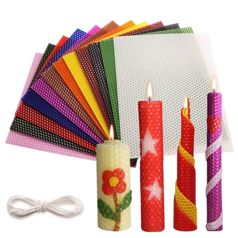 Zecic Wax Sheets DIY Candle Making Supplies for Christmas Candle Home Decor