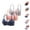 Blue, variant on 3 Pack Wireless Push Up Bras for Women Lightweight Breathable Lifting Bras for Sagging Breasts Bralettes Everyday Bra