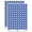 Dark Blue, variant on Greater Than or Equal To Math Symbol Round Sticker Set - Yellow - Gloss Finish - 0.50" Size