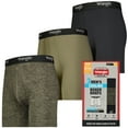 Wrangler Men's Cooling Stretch Nylon Boxer Briefs, 3 Pack