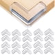 thumbnail image 1 of Protectores de Esquinas de Seguridad, 20 Piezas Protectores de Esquinas de Mesa para Muebles Transparentes a Prueba de Bebés, Protectores de Esquinas de Mesa Suaves para niños para Muebles contra, 1 of 1