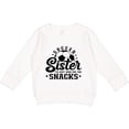 thumbnail image 2 of Inktastic Soccer Sister I'm Just Here for the Snacks Toddler Sweatshirt, 2 of 4