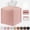 Pink, variant on Tissue Box Cover Holder Square Tissue Cube Cover PU Leather Tissue Organizer with Bottom Belt for Bathroom, Tabletop, Car, Night Stands, Office, Home, Kitchen