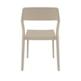 thumbnail image 4 of Siesta ISP092-DVR Chaise de Salle à Manger Neige Dove Gris - Ensemble de 2, 4 of 10