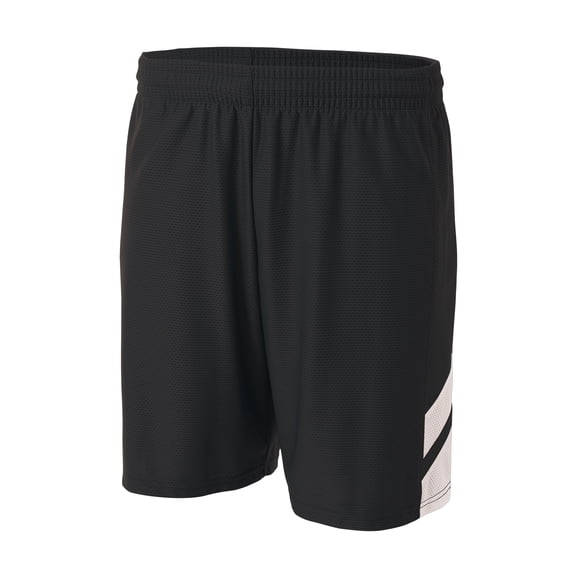 A4 N5178 Mens Fast Break Short - Black/White - S