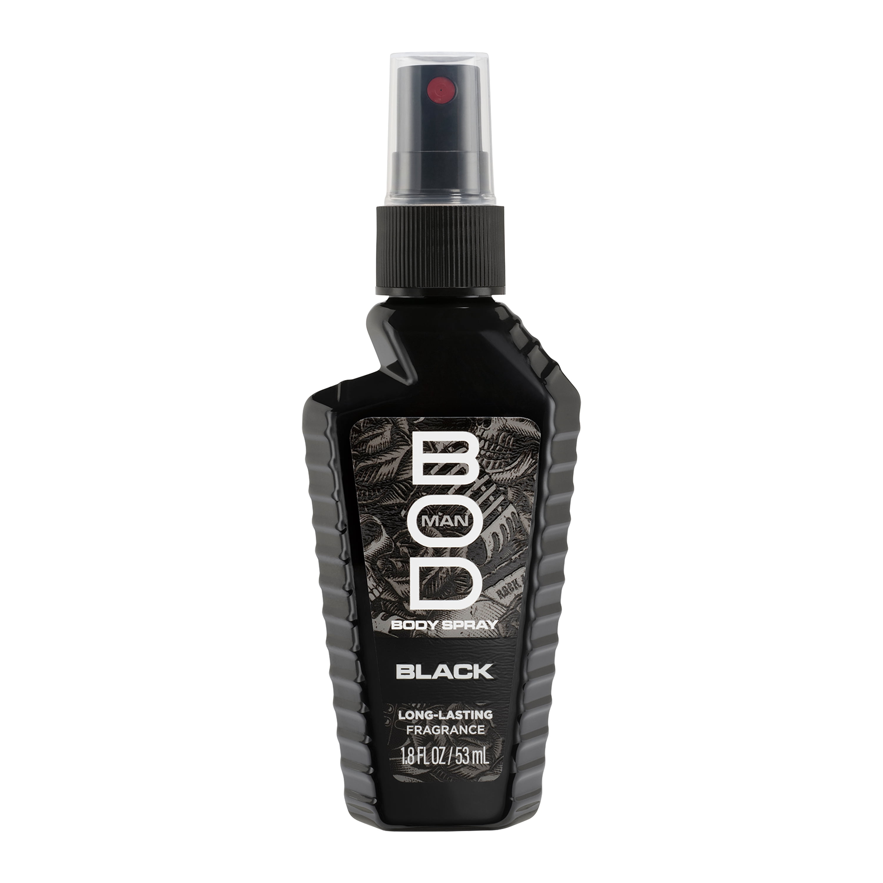 BOD Man Body Spray Gift Set, Black, Really Ripped Abs, Most Wanted, 3 Piece