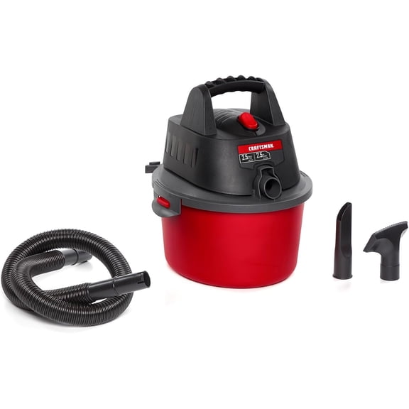 CRAFTSMAN 2.5 Gallon 2.5 Peak HP Wet/Dry Vac, for Cleaning in the Home,Shop
